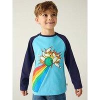 Little Bird Bowling Long Sleeve T-Shirt - Blue