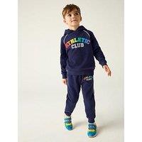 Little Bird Rainbow Athletic Club Sweat Suit - Navy