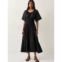 Monsoon Nora Midi Dress - Black