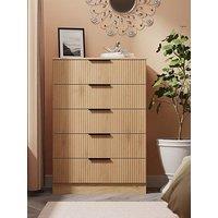 Swift Lane Ready Assembled 5 Drawer Chest