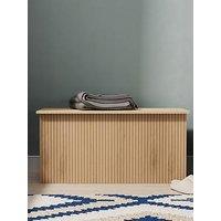 Swift Lane Ready Assembled Blanket Ottoman Box