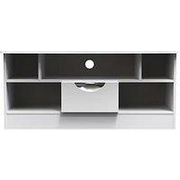 Swift Alva Ready Assembled 1 Drawer Tv And Media Unit - Fits Up To 50 Inch Tv