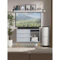 Swift Andie Ready Assembled 3 Drawer Tv Unit - Blue