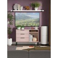 Swift Emerson Ready Assembled 3 Drawer Sideboard/Tv Unit - Pink