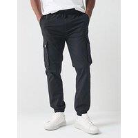 Calvin Klein Jeans Skinny Fit Ripstop Cargo Pants - Black