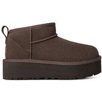 Ugg K-Classic Ultra Mini Platform Boots -Dark Brown