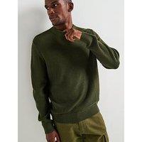 Jack & Jones Roy Knit Crew Neck Knitted Jumper - Khaki