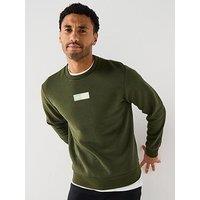 Jack & Jones Centre Logo Crew Neck Sweat - Green