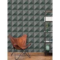 Design Id Santa Fe Weaved Cube Wallpaper In Green
