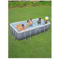 Bestway Steel Pro Max 13Ft 3 X 6Ft 7 X 39.5In Rectangular Pool Set