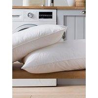 The Fine Bedding Company Spundown, Hypoallergenic Medium Support Pillow, 2 Pack