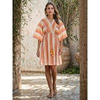 Devotion Twins Pandora Striped Wrap Dress - Multi