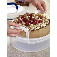 Lock And Lock Round Cake Carrier Tray & Carrier Handle