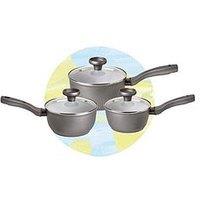 Prestige Earth Pan 3-Piece Ceramic Non-Stick Saucepan Set