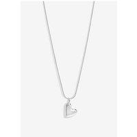 Simply Silver Sterling Silver 925 Molten Heart Pendant