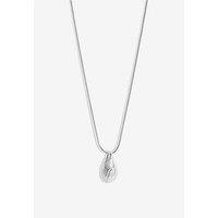 Simply Silver Sterling Silver 925 Textured Nugget Pendant