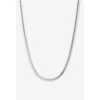 Simply Silver Sterling Silver 925 Flat Herringbone Necklace