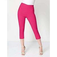 Roman Cropped Stretch Trouser - Pink