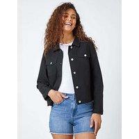 Roman Stretch Pocket Detail Jacket - Black