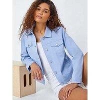 Roman Stretch Pocket Detail Jacket - Blue