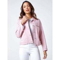 Roman Stretch Pocket Detail Jacket - Pink