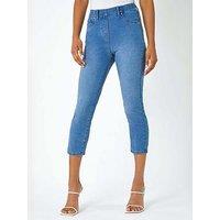 Roman Cropped Stretch Denim Jegging
