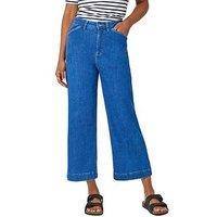 Roman Cotton Denim Stretch Culottes