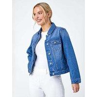 Roman Petite Bleached Denim Jacket