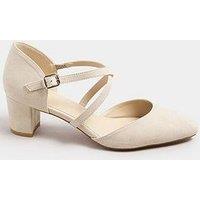 Long Tall Sally Cross Strap Block Heel Mary Janes