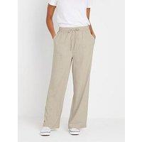 M&Co Wide Leg Linen Trouser