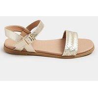 Yours Extra Wide Fit Two Part Woven Sandal