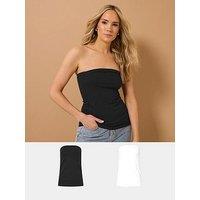Long Tall Sally Tall 2 Pack Bandeau Top