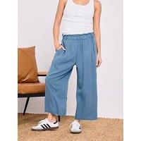 Pixiegirl Petite Acid Wash Crop Trouser