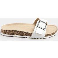 Long Tall Sally Single Buckle Footbed Sandal