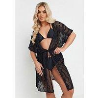 Yours Curve Crochet Beachwear Cover Up