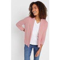 M&Co Shawl Collar Cardigan - Pink