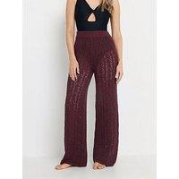 Long Tall Sally Tall Pointelle Knit Trouser