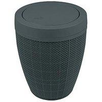 Addis Hessian Round Bathroom Swing Bin
