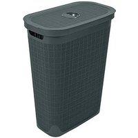 Addis Hessian-Effect 40-Litre Slim Laundry Hamper