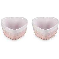 Le Creuset Set Of 2 Heart Ramekins