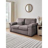 Very Home Salerno Standard 2 Seater Fabric Sofa - Grey - Fsc Certified