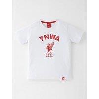 Liverpool Fc Junior Short Sleeve Ynwa T-Shirt - White