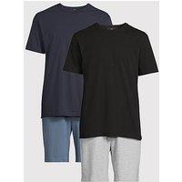 Very Man 2 Pack T-Shirt And Short Pj Set