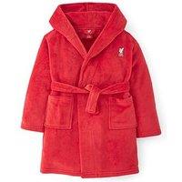 Liverpool Fc Junior Hooded Dressing Gown - Red