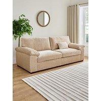 Very Home Salerno Standard 4 Seater Fabric Sofa In Natural - Fsc Certified