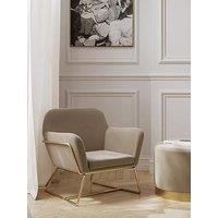 Lpd Home Charles Accent Chair - Beige