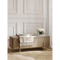 Lpd Home Lola Storage Ottoman - Beige