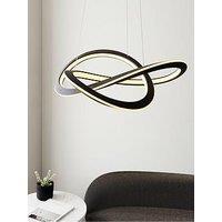 Gallery Espina 1 Pendant Light Textured Black