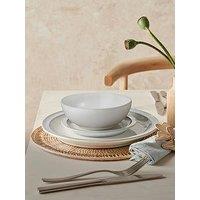 Denby Cotton White 12-Piece Tableware Set