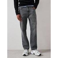 The Very Collection Straight Fit Jeans With Stretch - Washed Black